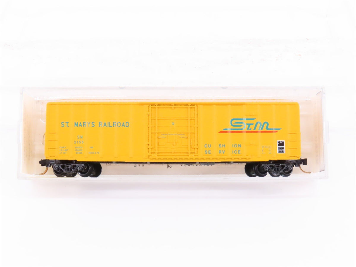 N Scale Kadee Micro-Trains MTL 27130 SM St Mary&#39;s Railroad 50&#39; Box Car #2155