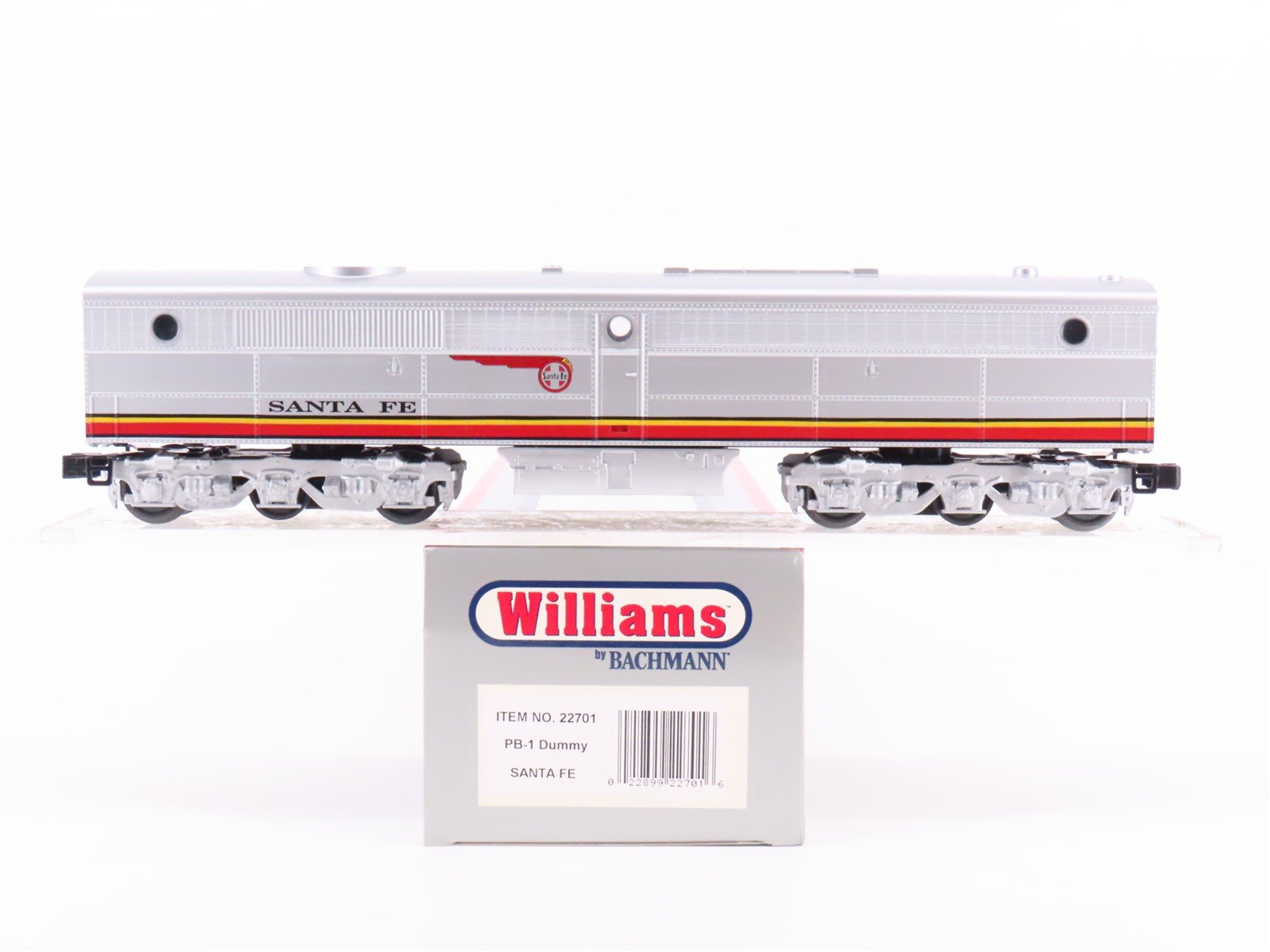 O Gauge 3-Rail Williams 22701 ATSF Santa Fe PB-1 Diesel Locomotive UNPOWERED