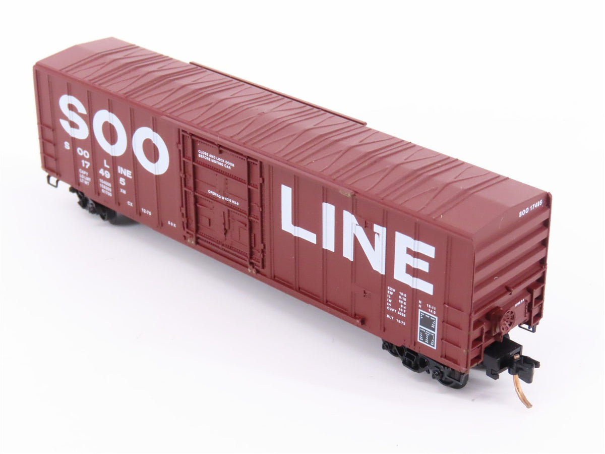 N Scale Kadee Micro-Trains MTL 27060 SOO Line 50&#39; Plug Door Box Car #17495