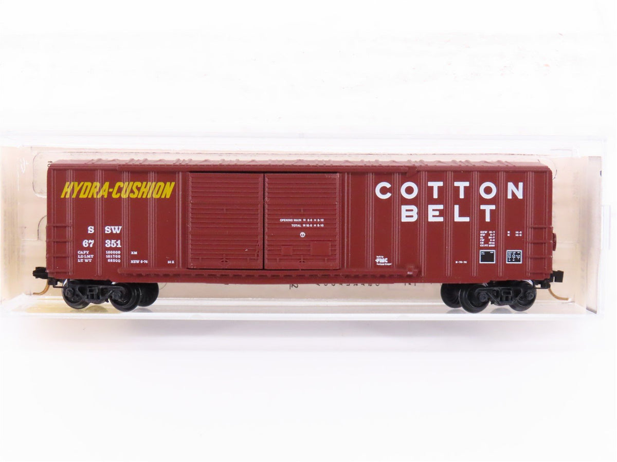 N Scale Kadee Micro-Trains MTL 30060 SSW Cotton Belt 50&#39; Box Car #67351