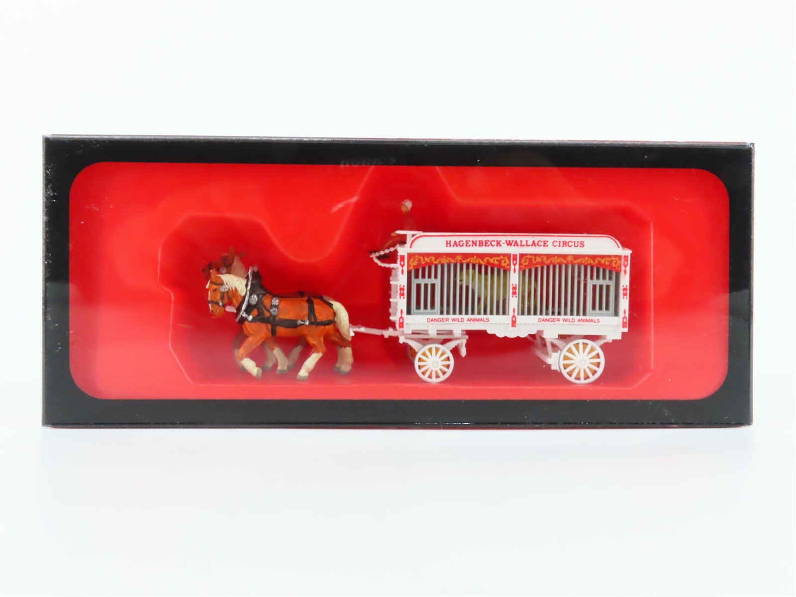 HO Preiser Great Circus Train 22152 Hagenbeck-Wallace Horse-Drawn Animal Wagon