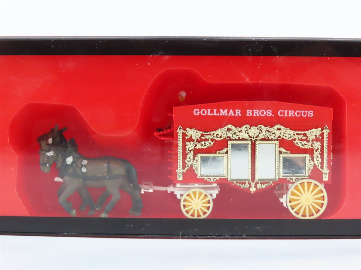 HO Scale Preiser Great Circus Train 22151 Gollmar Bros. Circus Horse-Drawn Wagon