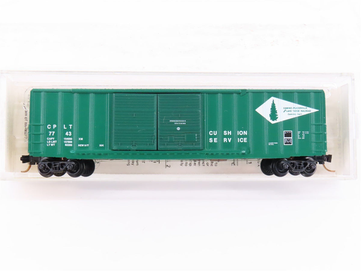 N Scale Kadee Micro-Trains MTL 30100 CPLT Railroad 50&#39; Rib Side Box Car #7743