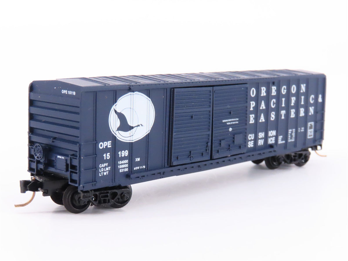 N Kadee Micro-Trains MTL 30090 OPE Oregon Pacific &amp; Eastern 50&#39; Box Car #15199