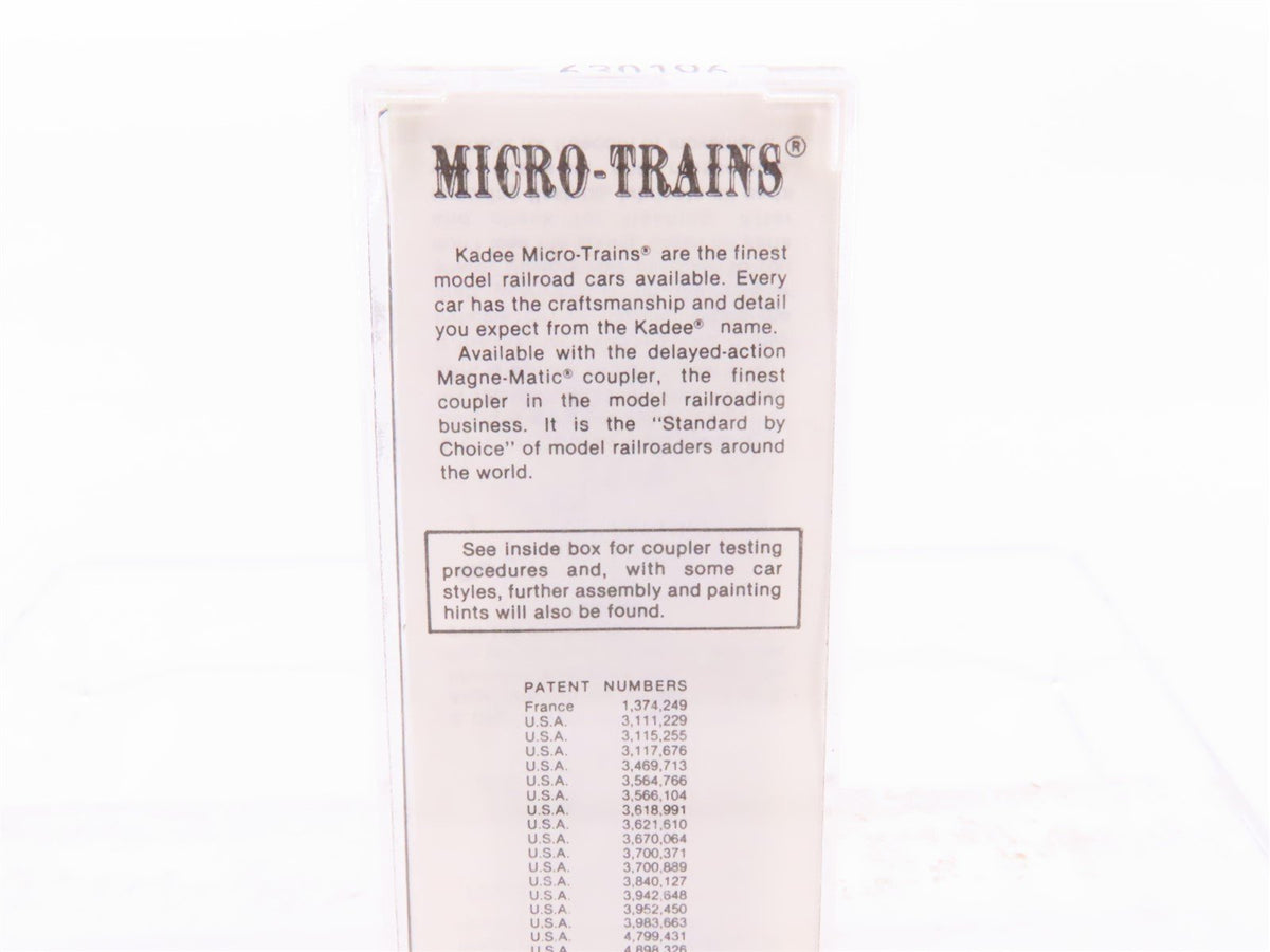 N Scale Kadee Micro-Trains MTL 30080 WP Western Pacific Feather Box Car #38150