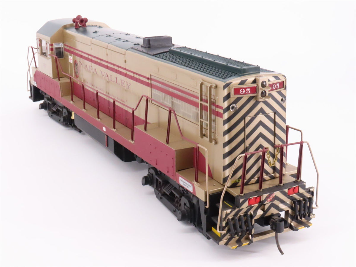 G 1:29 Scale Aristocraft Napa Valley U25B Diesel Locomotive #95 w/ Sound &amp; Smoke