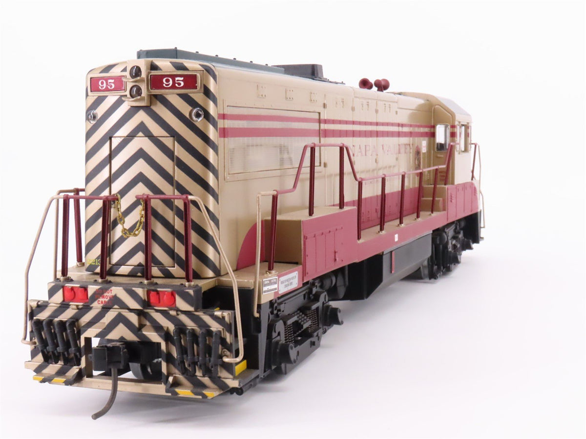 G 1:29 Scale Aristocraft Napa Valley U25B Diesel Locomotive #95 w/ Sound &amp; Smoke