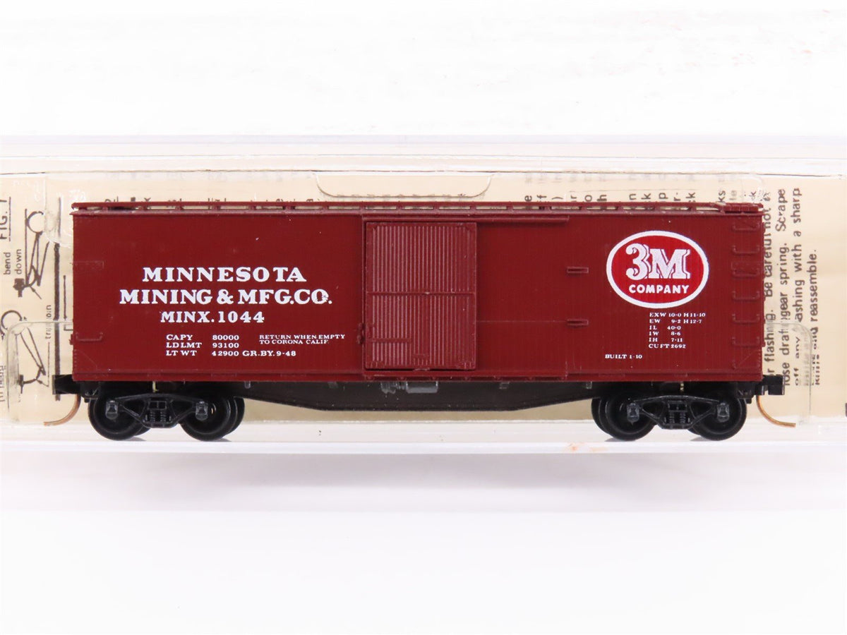 N Scale Kadee Micro-Trains MTL 42090 MINX 3M 40&#39; Single Door Box Car #1044