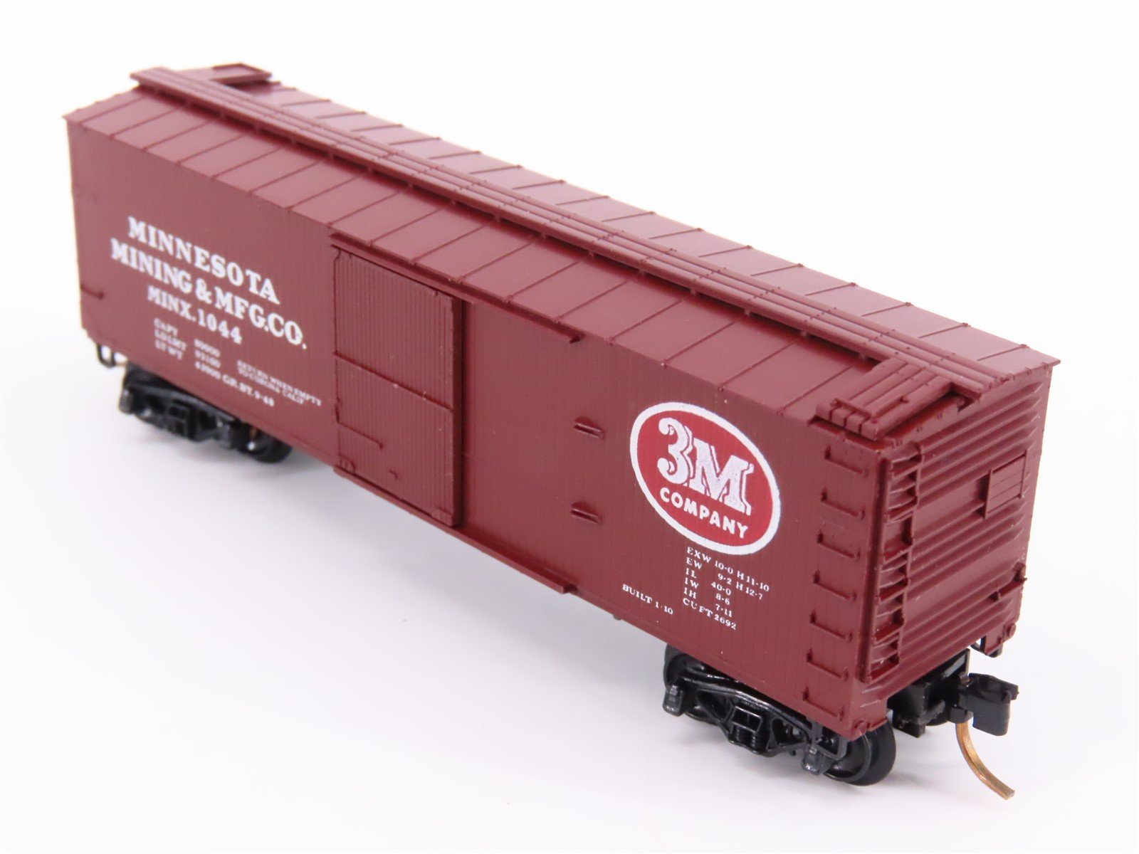 N Scale Kadee Micro-Trains MTL 42090 MINX 3M 40' Single Door Box Car #1044