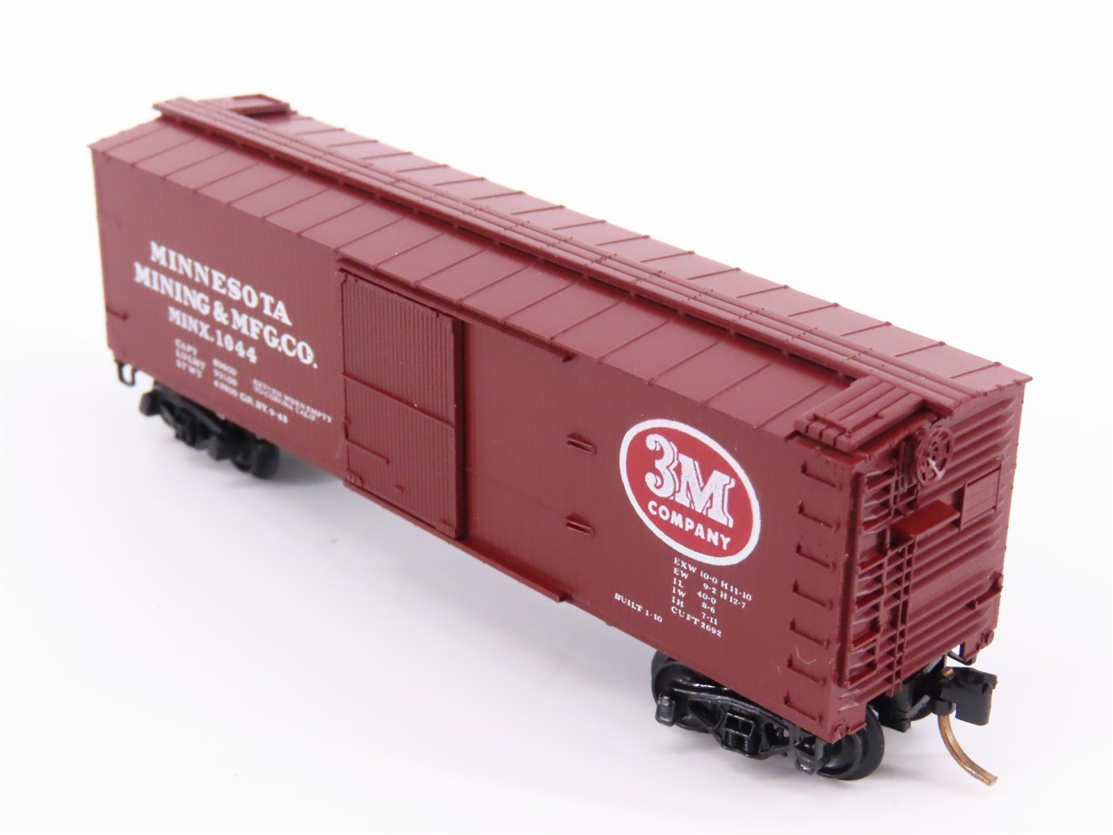 N Scale Kadee Micro-Trains MTL 42090 MINX 3M 40' Single Door Box Car #1044