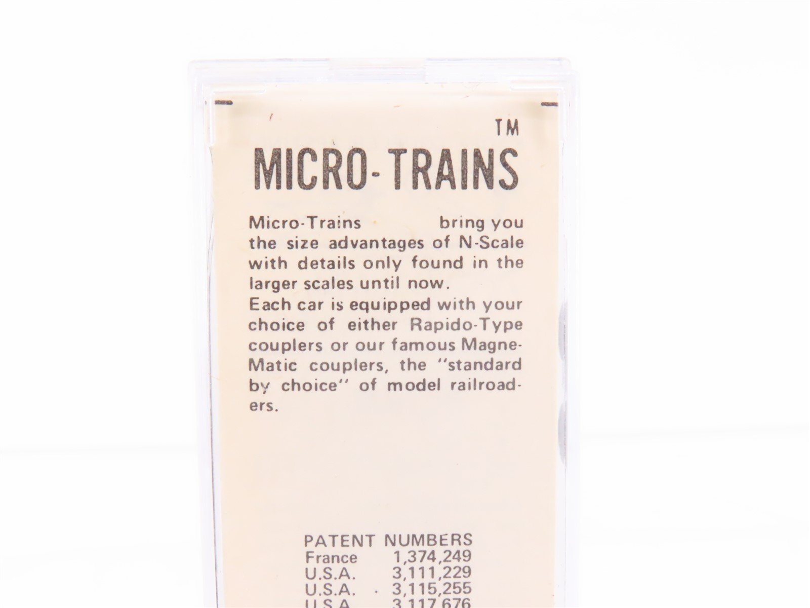 N Scale Kadee Micro-Trains MTL 42090 MINX 3M 40' Single Door Box Car #1044