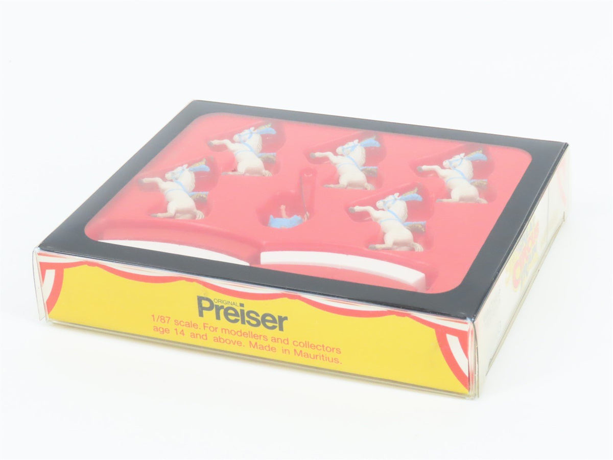 HO Scale Preiser Great Circus Train 22003 Performing Horse Act Figures Set