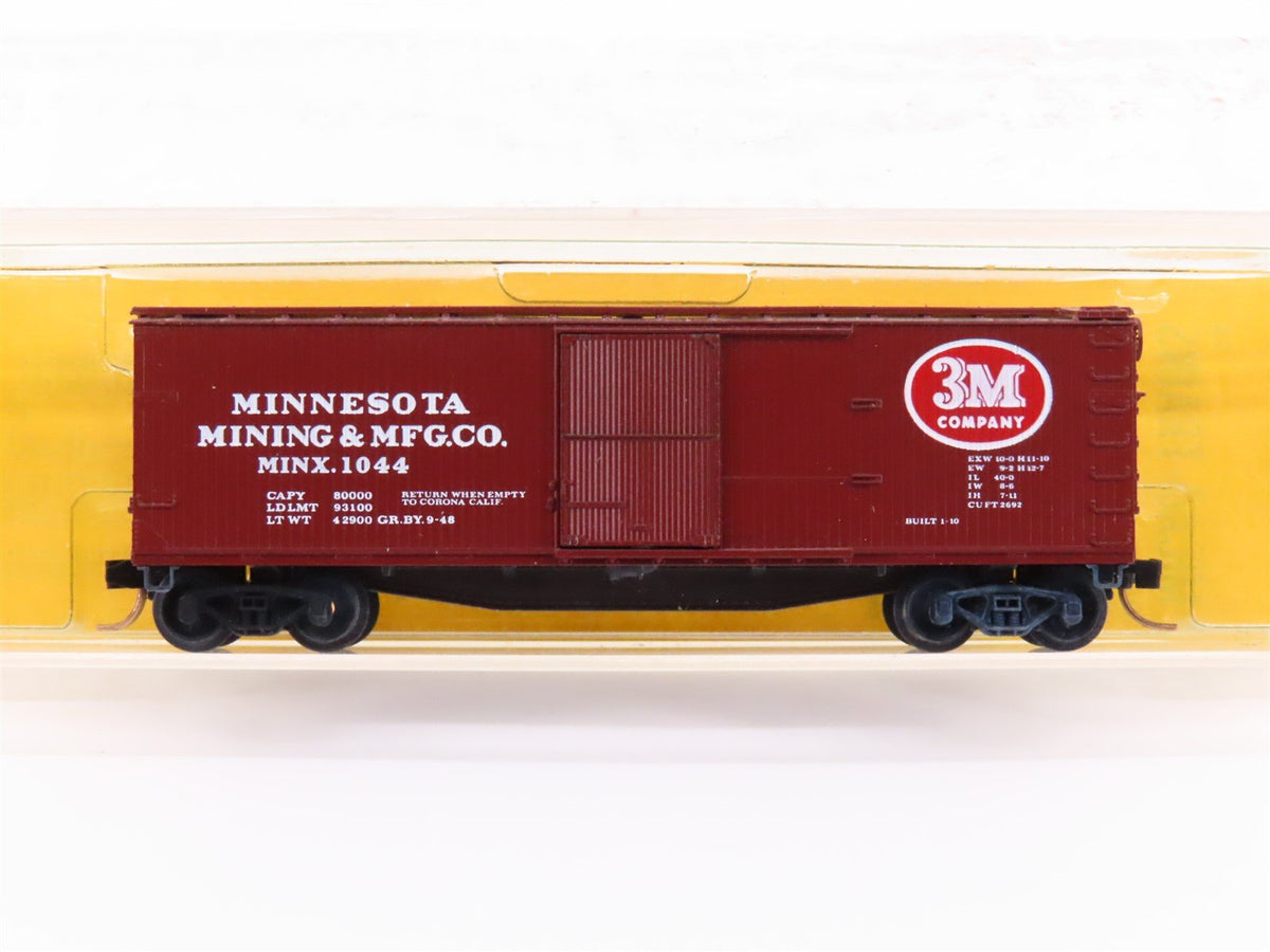 N Scale Kadee Micro-Trains MTL 42520-1 MINX 3M 40&#39; Single Door Box Car #1044