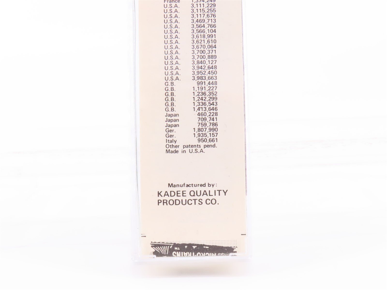 N Scale Kadee Micro-Trains MTL 42070 UP Union Pacific 40' Box Car #100104