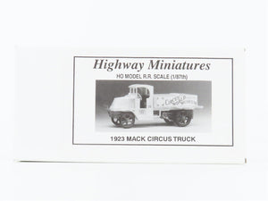 HO Jordan Highway Miniatures Kit #360-232 Undecorated 1923 Mack Circus Truck