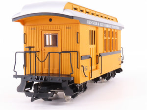 G Scale USA Trains R-30201 DRGW Rio Grande Wood Combine Passenger Car #332