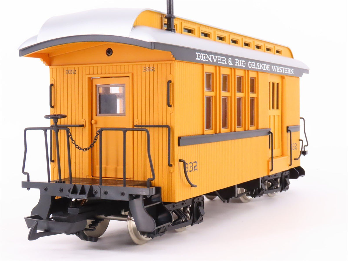 G Scale USA Trains R-30201 DRGW Rio Grande Wood Combine Passenger Car #332