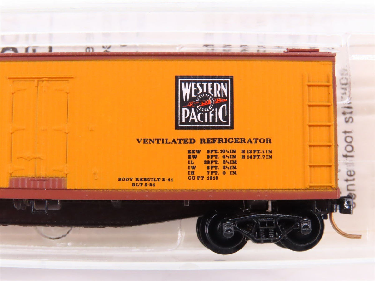 N Scale Kadee Micro-Trains MTL 47290 PFE Western Pacific 40&#39; Wood Reefer #52626