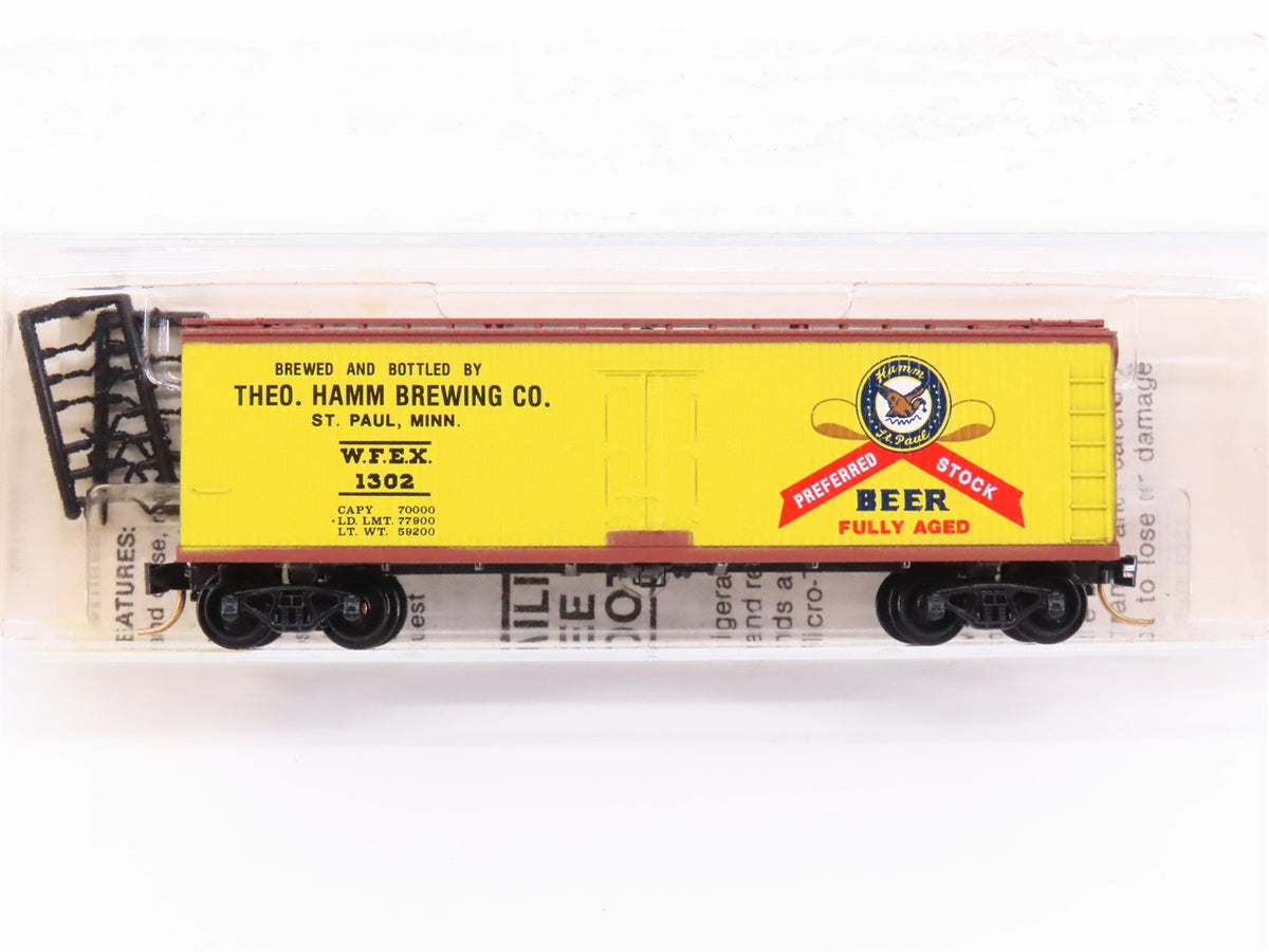 N Scale Kadee Micro-Trains MTL 47270 WFEX Theo Hamm Brewing 40&#39; Reefer #1302