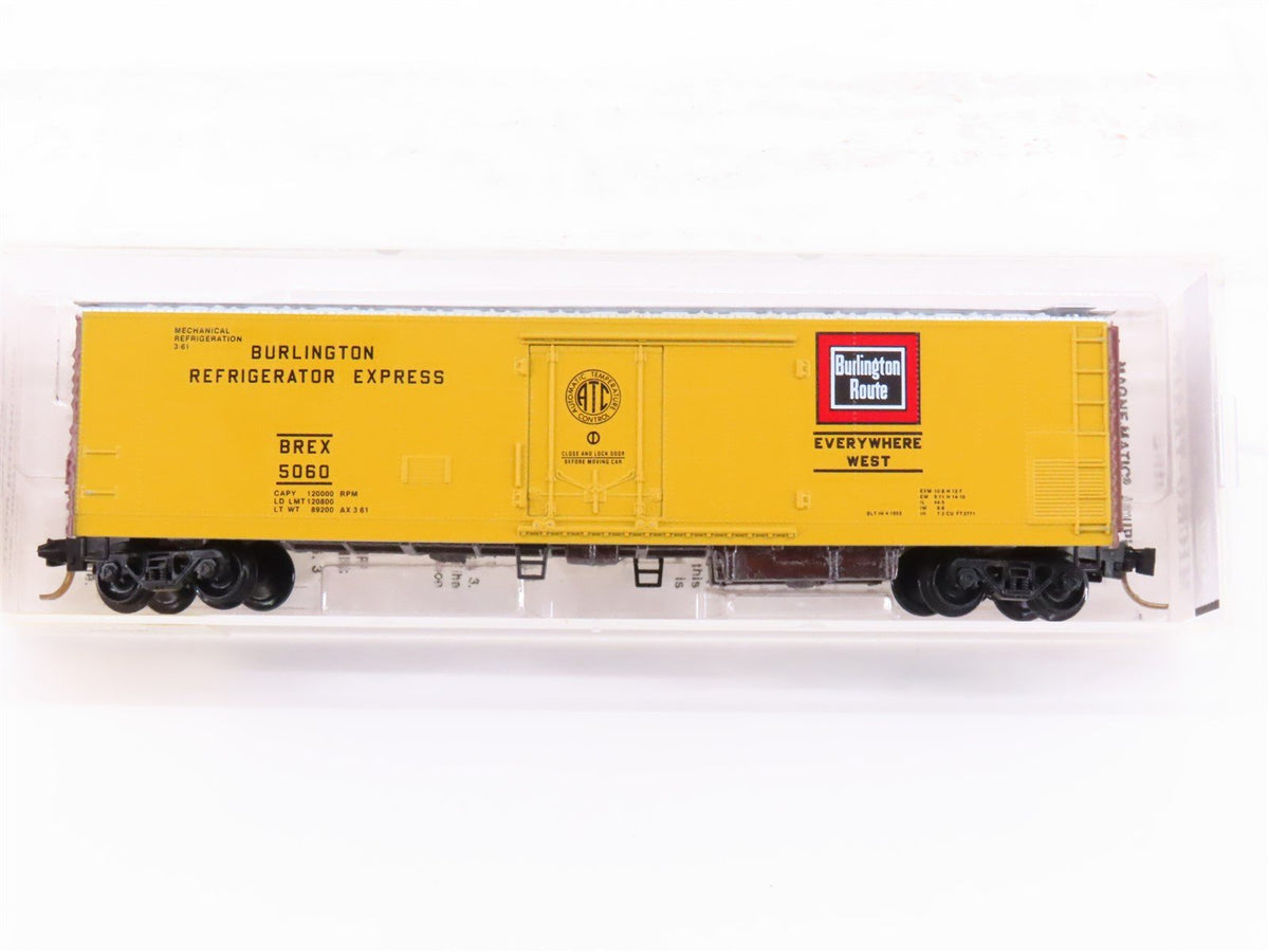 N Scale Kadee Micro-Trains MTL 69040 BREX Burlington Mechanical Reefer #5060