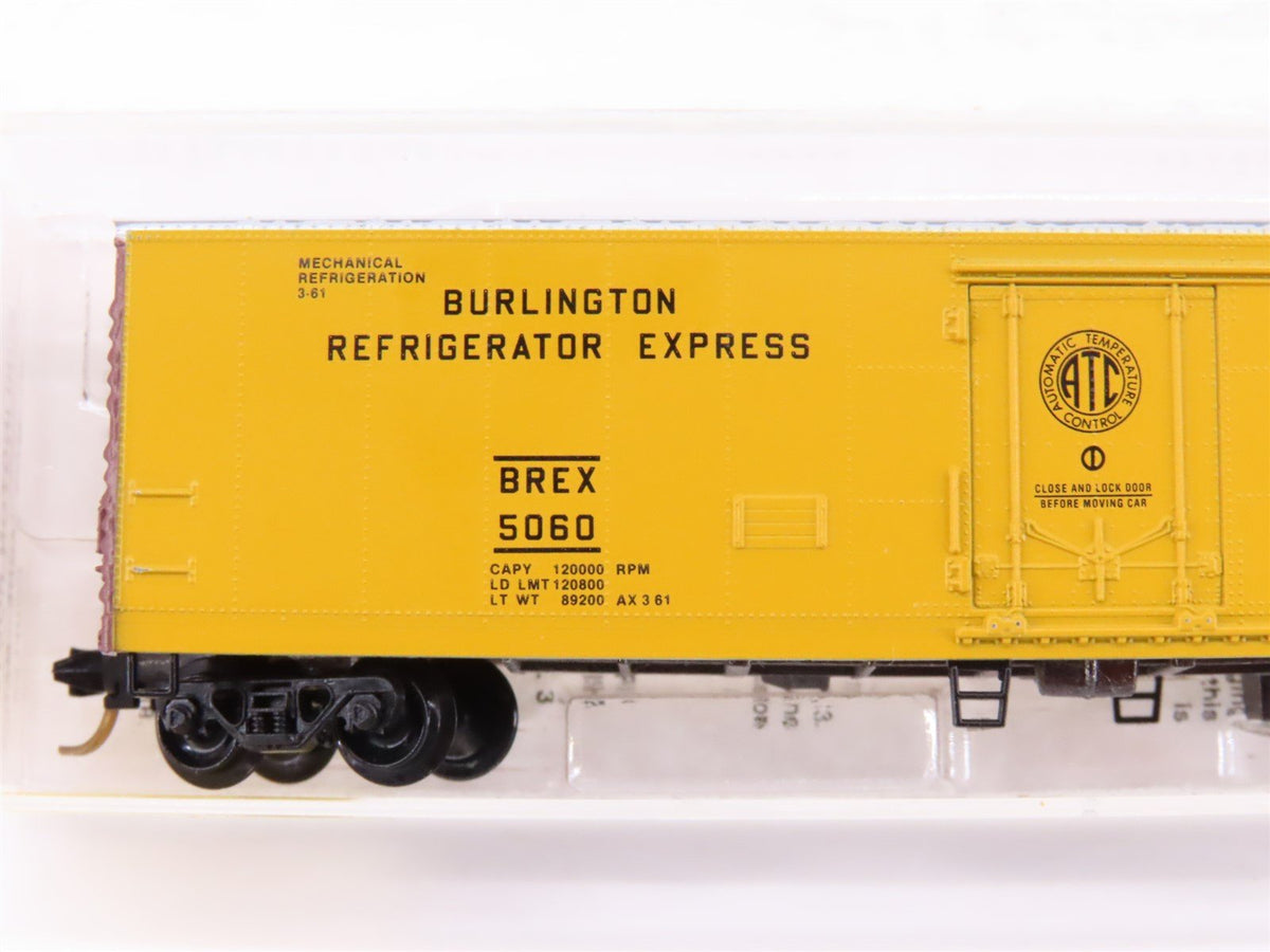 N Scale Kadee Micro-Trains MTL 69040 BREX Burlington Mechanical Reefer #5060