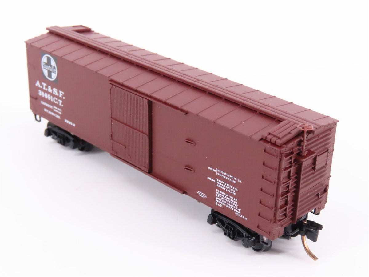 N Scale Kadee Micro-Trains MTL 39060 ATSF Santa Fe Railroad 40&#39; Box Car #38691CT