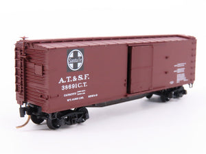 N Scale Kadee Micro-Trains MTL 39060 ATSF Santa Fe Railroad 40' Box Car #38691CT