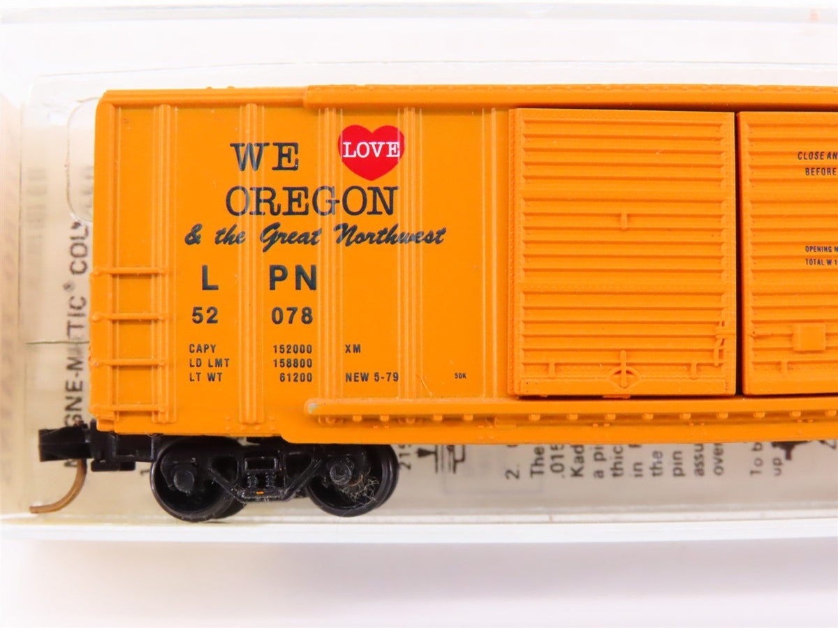 N Scale Kadee Micro-Trains MTL LPN Longview Portland &amp; Northern Box Car #52078