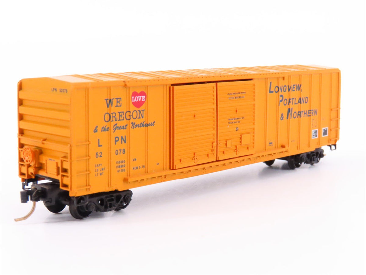 N Scale Kadee Micro-Trains MTL LPN Longview Portland &amp; Northern Box Car #52078