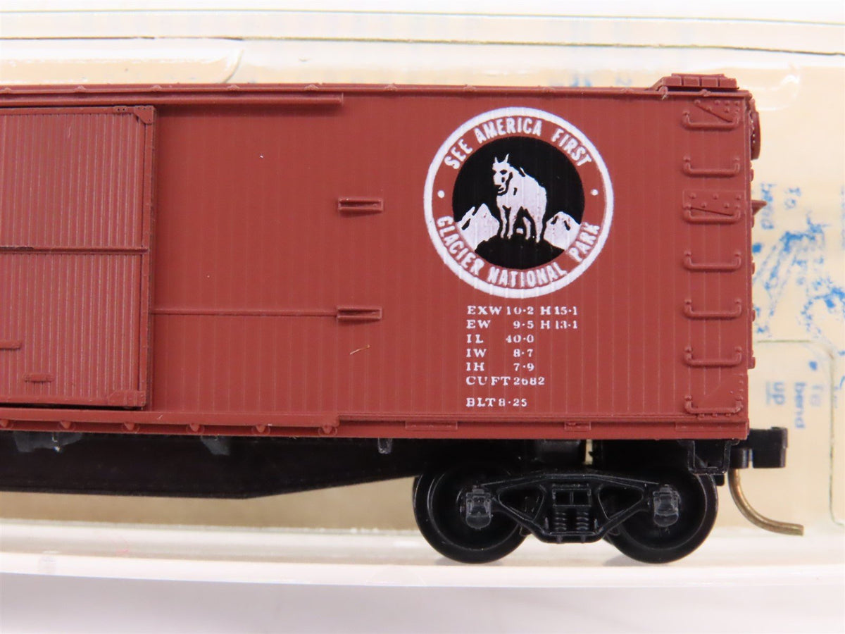 N Kadee Micro-Trains MTL 42191 GN Glacier Park 40&#39; Box Car #6209 Blue Label