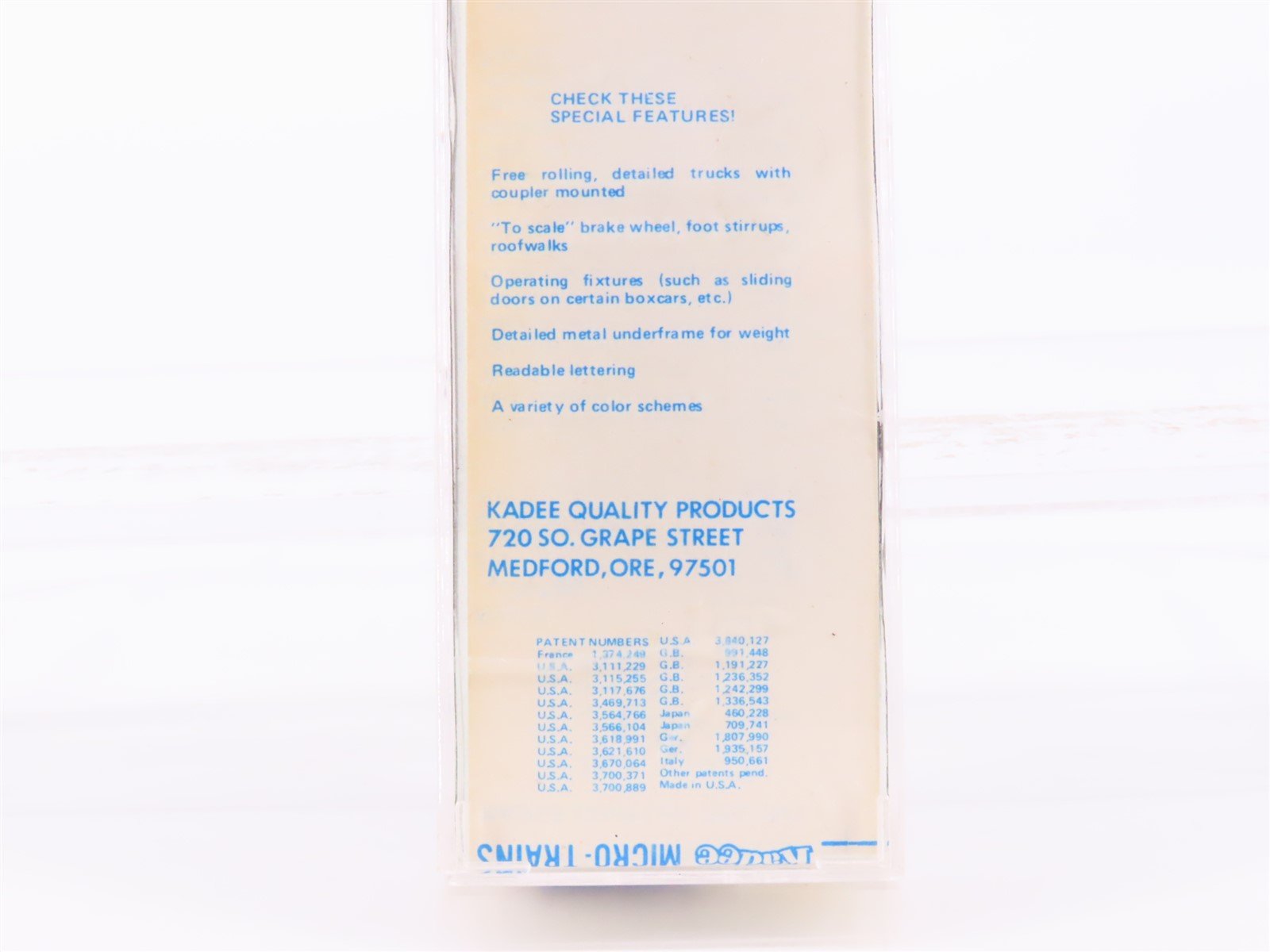 N Kadee Micro-Trains MTL 42191 GN Glacier Park 40' Box Car #6209 Blue Label