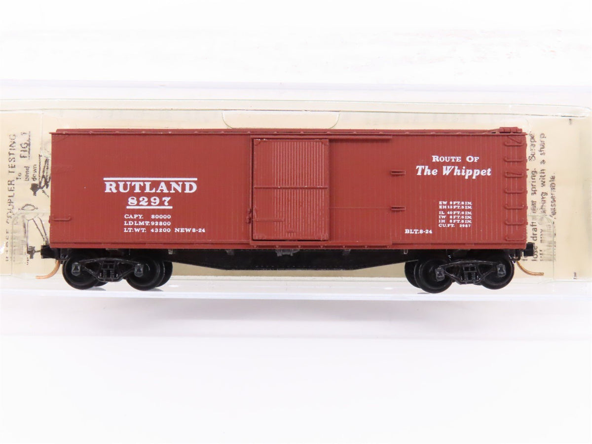 N Scale Kadee Micro-Trains MTL 42110 RUT Route of the Whippet 40&#39; Box Car #8297