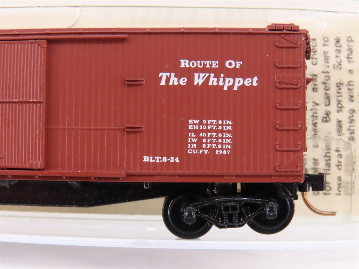 N Scale Kadee Micro-Trains MTL 42110 RUT Route of the Whippet 40&#39; Box Car #8297