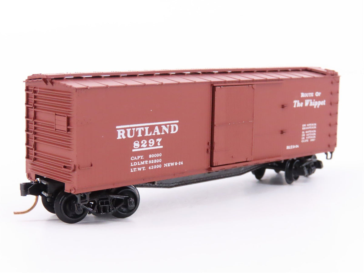 N Scale Kadee Micro-Trains MTL 42110 RUT Route of the Whippet 40&#39; Box Car #8297