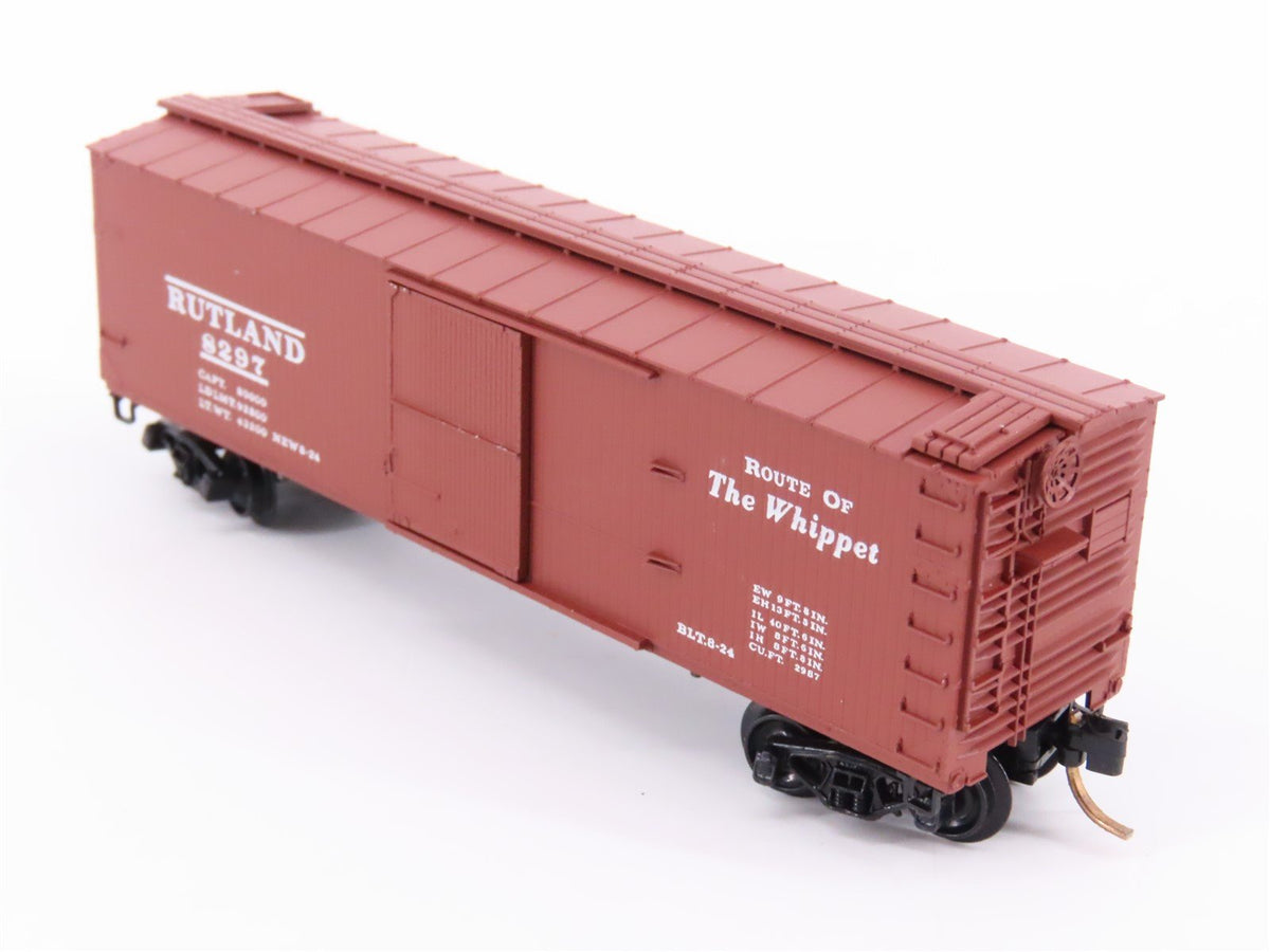 N Scale Kadee Micro-Trains MTL 42110 RUT Route of the Whippet 40&#39; Box Car #8297