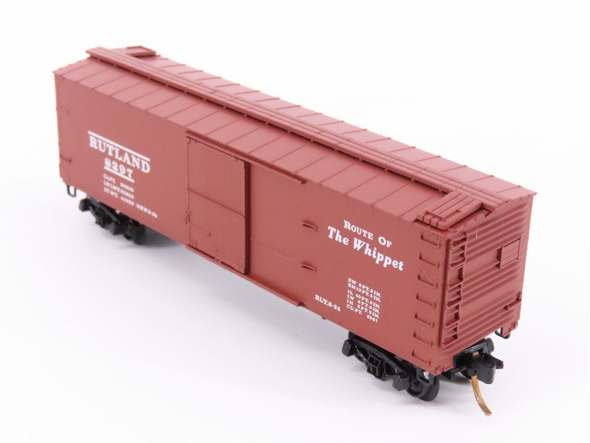 N Scale Kadee Micro-Trains MTL 42110 RUT Route of the Whippet 40&#39; Box Car #8297