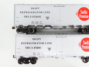 HO Scale Athearn SRLX Swift's Premium 40' Steel Reefers 6-Car Set