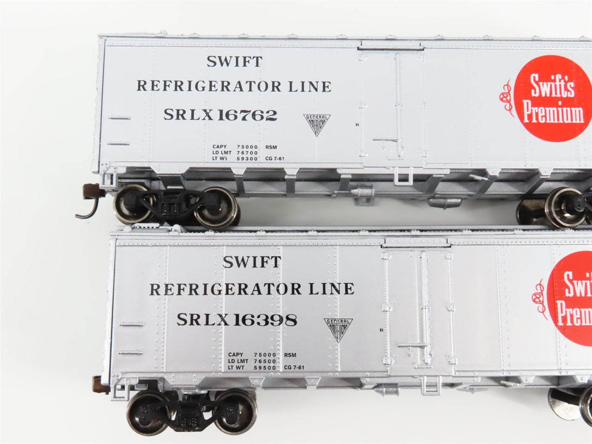 HO Scale Athearn SRLX Swift&#39;s Premium 40&#39; Steel Reefers 6-Car Set