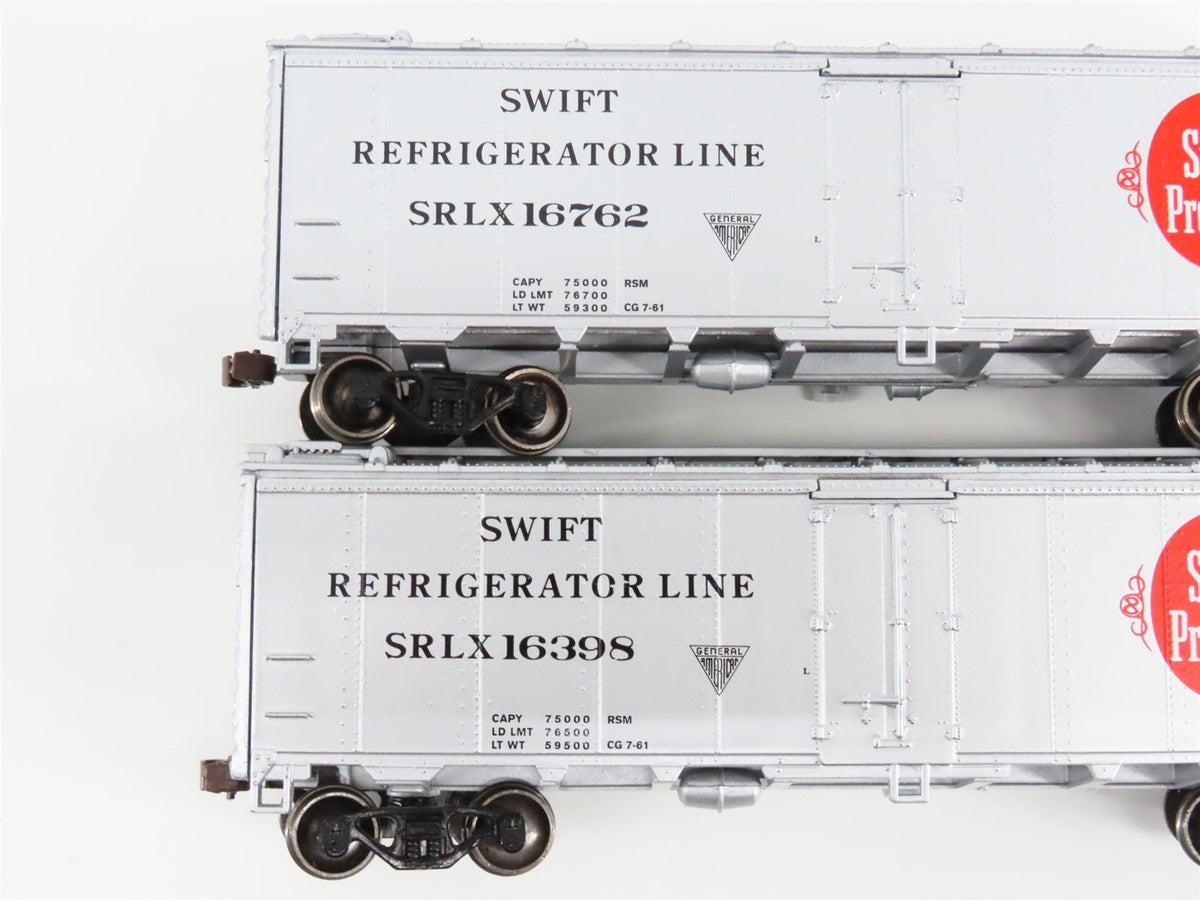 HO Scale Athearn SRLX Swift&#39;s Premium 40&#39; Steel Reefers 6-Car Set