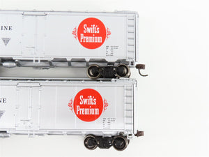 HO Scale Athearn SRLX Swift's Premium 40' Steel Reefers 6-Car Set