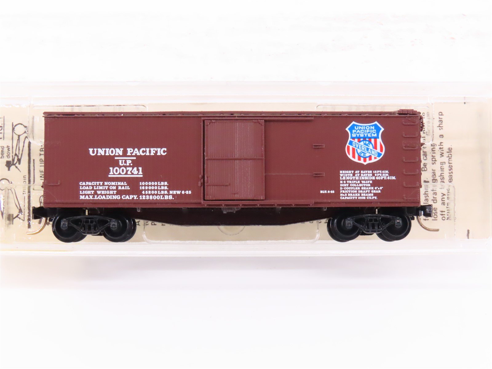 N Scale Kadee Micro-Trains MTL 42070 UP Union Pacific 40' Box Car #100741