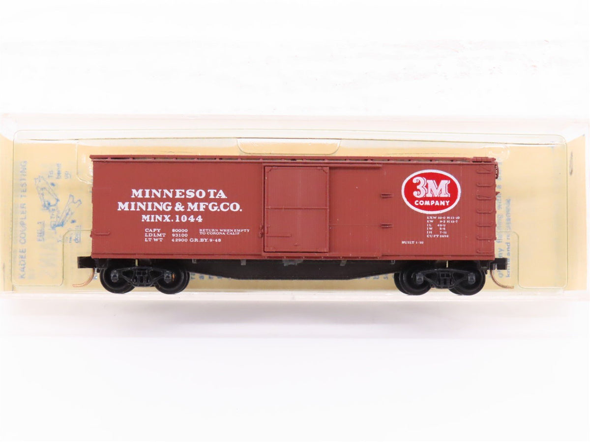 N Scale Kadee Micro-Trains MTL 42520 MINX 3M 40&#39; Box Car #1044 Blue Label