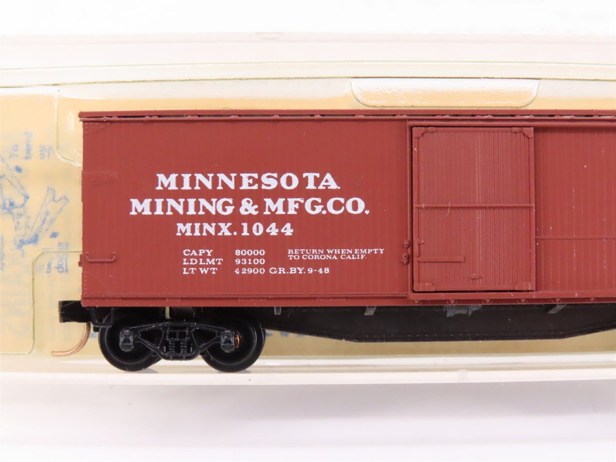 N Scale Kadee Micro-Trains MTL 42520 MINX 3M 40&#39; Box Car #1044 Blue Label