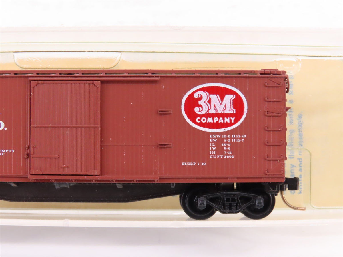 N Scale Kadee Micro-Trains MTL 42520 MINX 3M 40&#39; Box Car #1044 Blue Label