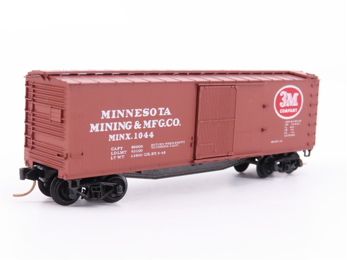 N Scale Kadee Micro-Trains MTL 42520 MINX 3M 40&#39; Box Car #1044 Blue Label