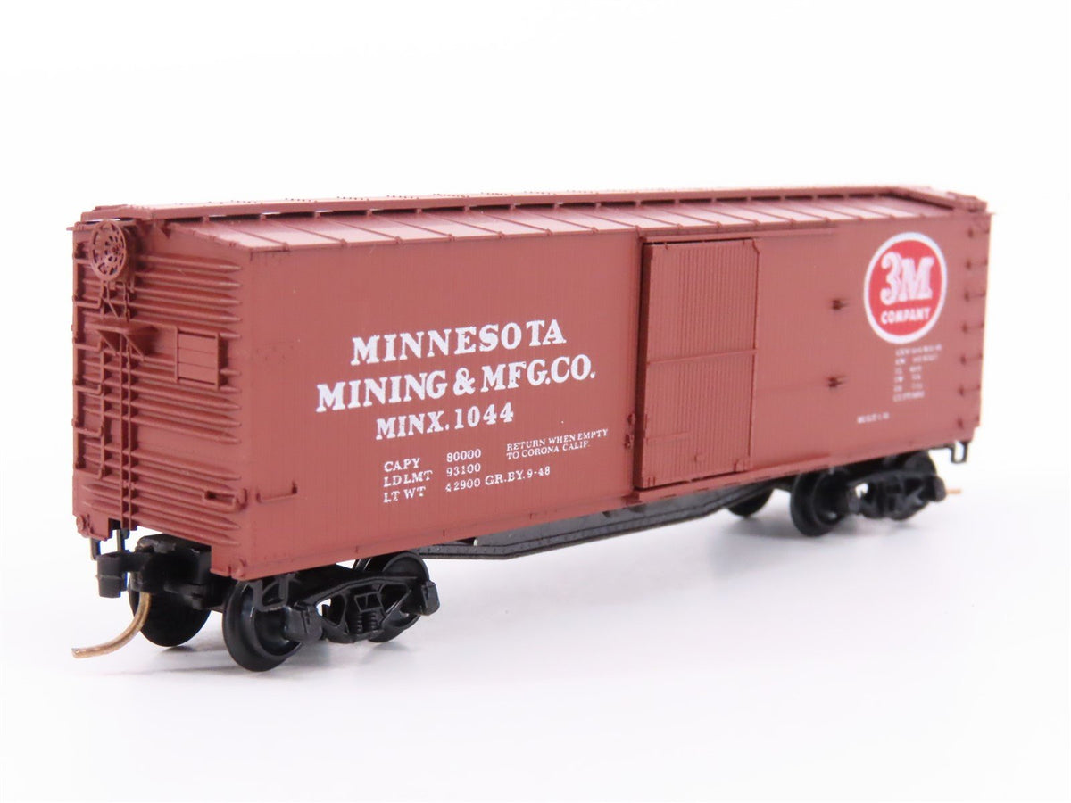 N Scale Kadee Micro-Trains MTL 42520 MINX 3M 40&#39; Box Car #1044 Blue Label