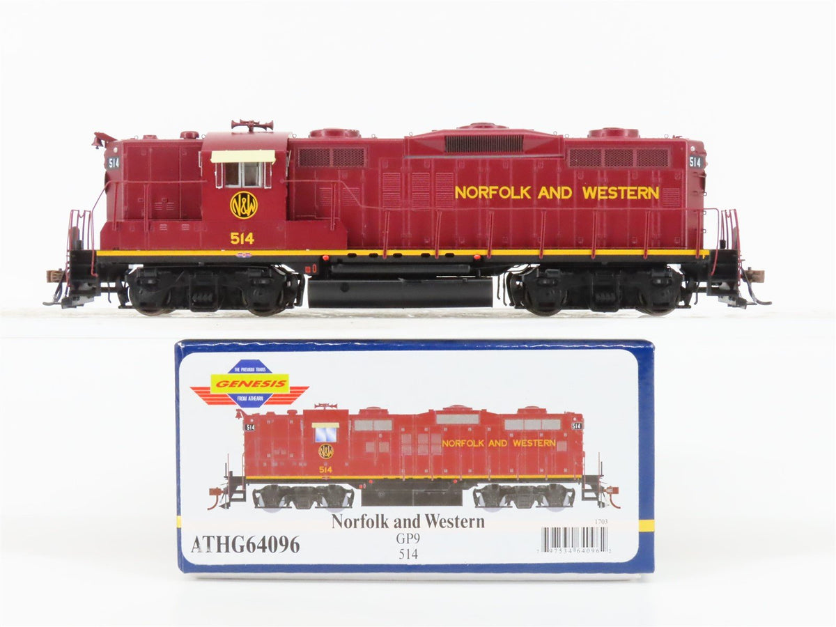 HO Scale Athearn Genesis ATHG64096 N&amp;W Railroad GP9 Diesel Locomotive #514