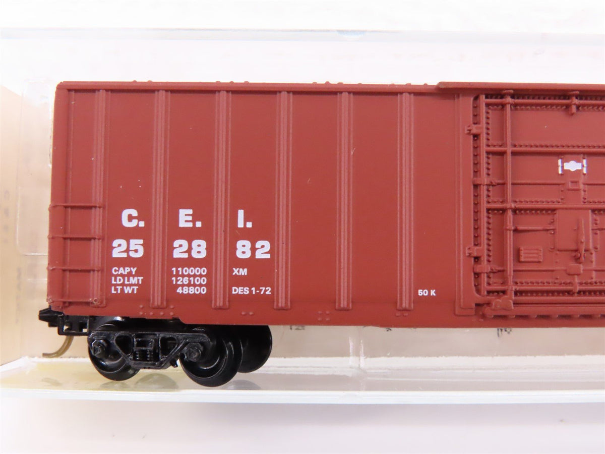 N Scale Kadee Micro-Trains MTL 27030 C&amp;EI Railroad 50&#39; Rib Side Box Car #252882