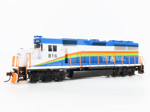 HO Scale Athearn 77830 Florida Tri-Rail GP50 Phase I Diesel Locomotive #816