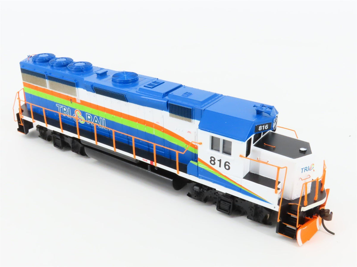 HO Scale Athearn 77830 Florida Tri-Rail GP50 Phase I Diesel Locomotive #816